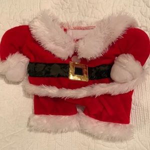 SANTA PET COSTUME SZ MED